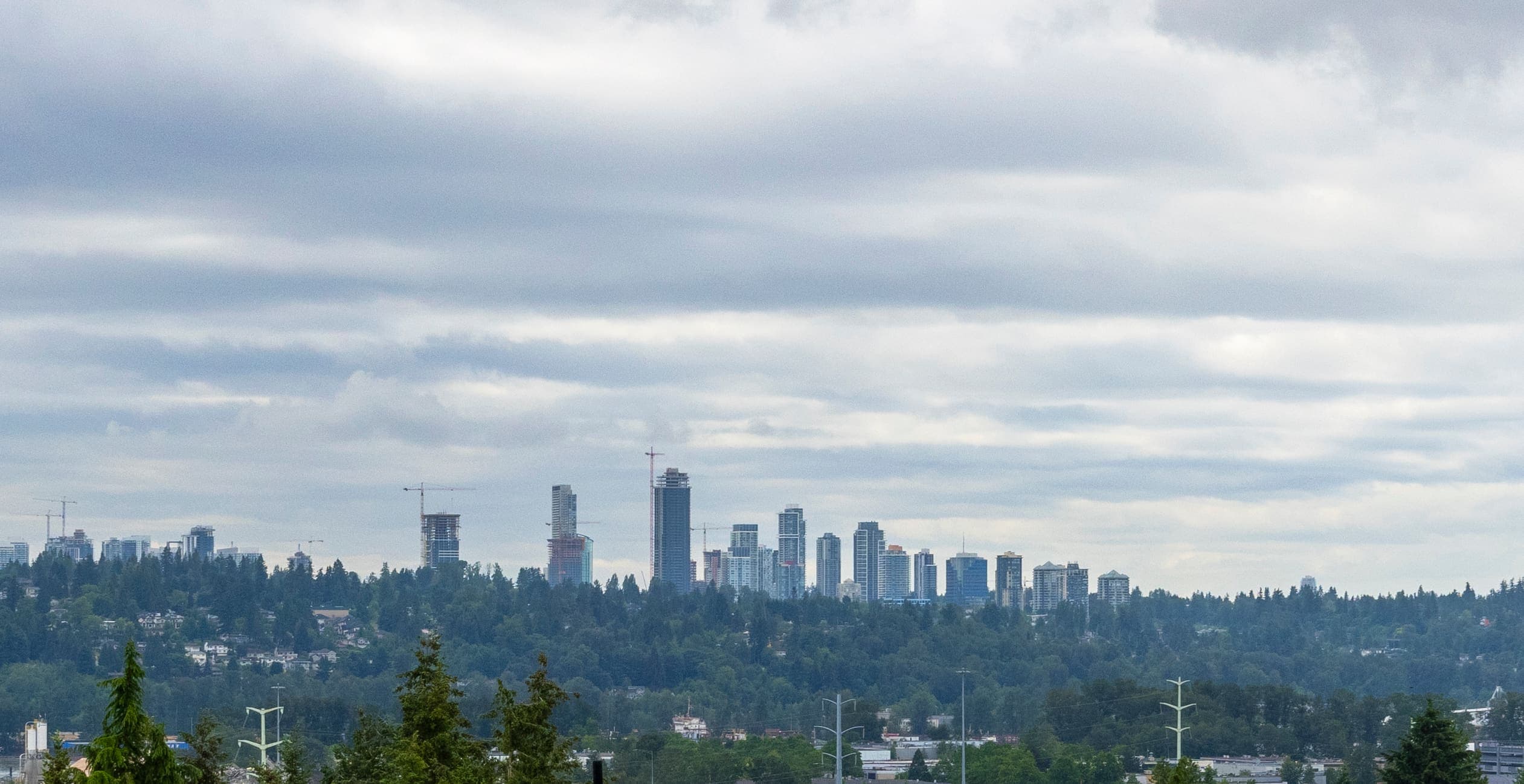 The view from the deck across the valley to the city — The Monashee House